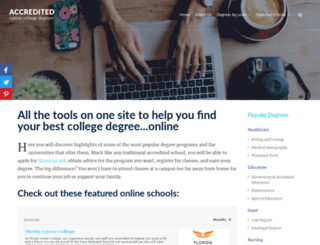 accredited-online-college-degrees.com screenshot