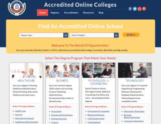 accredited-online-colleges.com screenshot