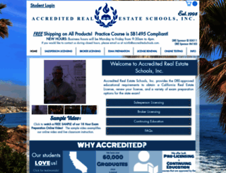accreditedncschools.com screenshot
