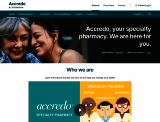 accredo.com screenshot