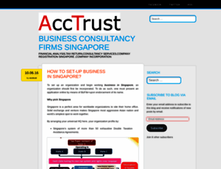 acctrust.wordpress.com screenshot