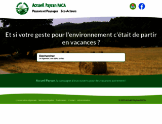 accueil-paysan-paca.com screenshot