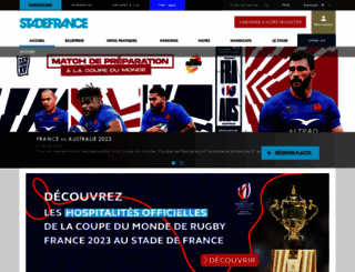 accueil.stadefrance.com screenshot