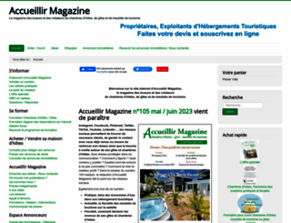 accueillir-magazine.com screenshot
