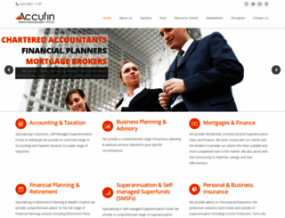 accufin.com.au screenshot