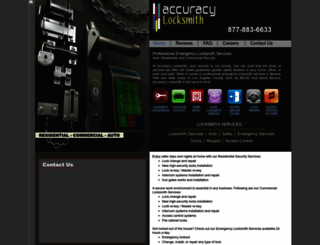 accuracylocksmith.com screenshot