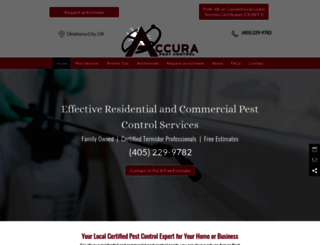 accurapestcontrol.com screenshot