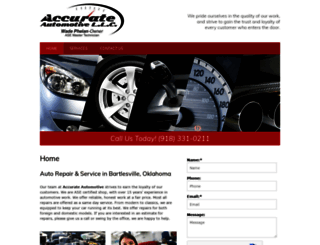 accurateautomotivellc.com screenshot