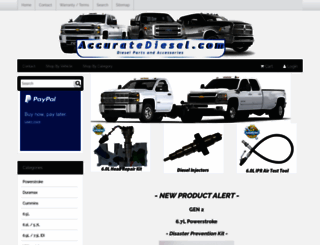 accuratediesel.com screenshot