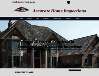 accuratehomeinspectionsinc.com screenshot