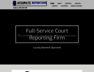 accuratereportersllc.com screenshot