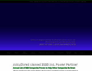 accushred.net screenshot