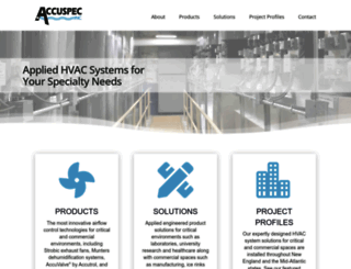 accuspecinc.com screenshot