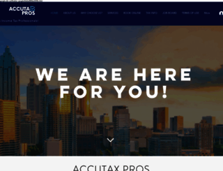 accutaxpros.com screenshot