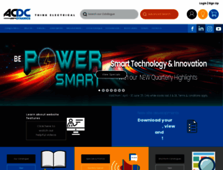 acdc.co.za screenshot