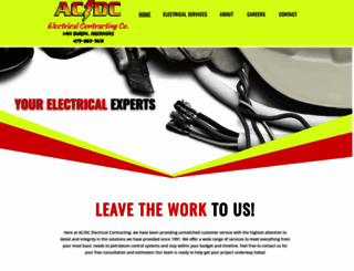 acdccontractors.com screenshot