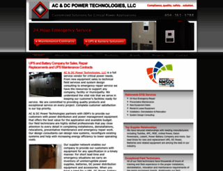 acdcpowertechnologies.com screenshot