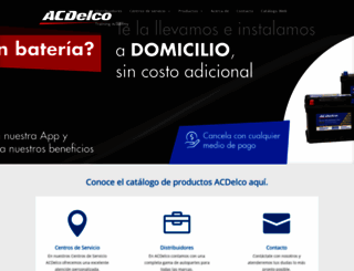 acdelco.com.co screenshot