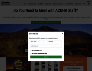 acdhh.org screenshot