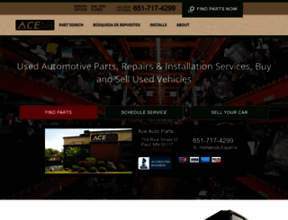 ace-autoparts.com screenshot
