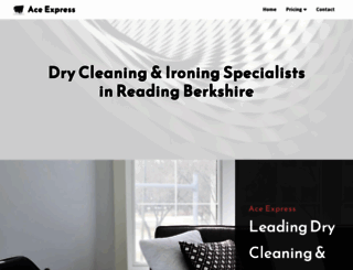 ace-drycleaners.co.uk screenshot