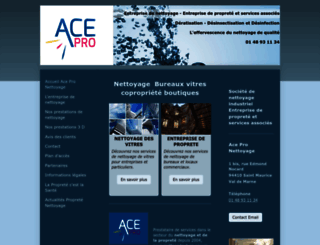 ace-pro-nettoyage.fr screenshot
