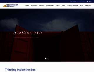 acecontainers.co.uk screenshot