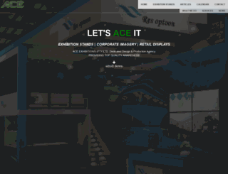 aceexhibitions.co.za screenshot