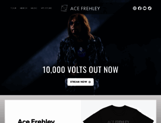 acefrehley.com screenshot