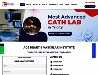 aceheartinstitute.com screenshot
