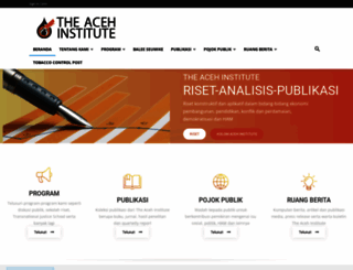 acehinstitute.org screenshot