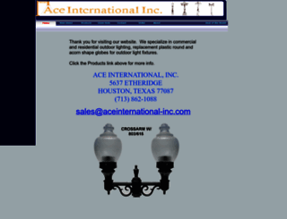 aceinternational-inc.com screenshot