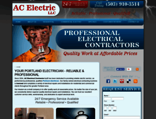 acelectricalcontractorllc.com screenshot