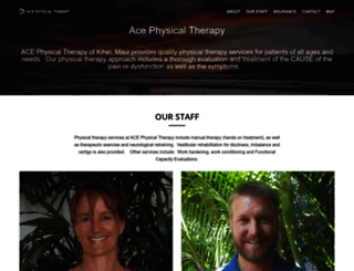acemauiphysicaltherapy.com screenshot