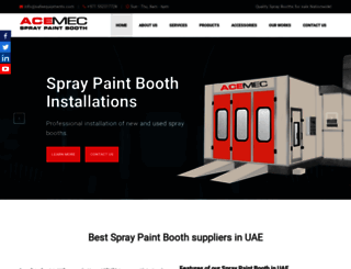 acemec-spraybooth.com screenshot