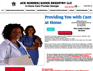acenurses.org screenshot