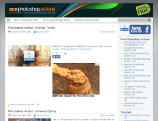 acephotoshopactions.com screenshot