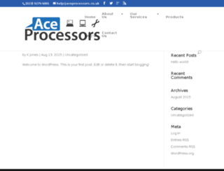 aceprocessors.purplechickendesign.co.uk screenshot