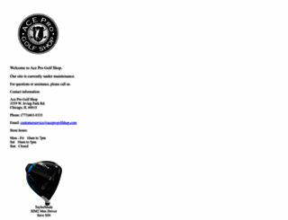 aceprogolfshop.com screenshot