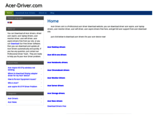 acer-driver.com screenshot