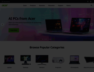 acer.com.au screenshot
