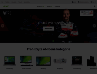 acer.cz screenshot