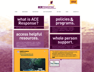 aceresponse.org screenshot