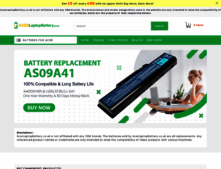 acerlaptopbattery.co.uk screenshot