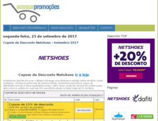 acessarpromocoes.com.br screenshot
