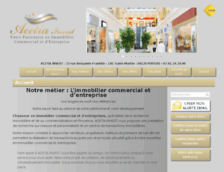 acetia-invest.fr screenshot