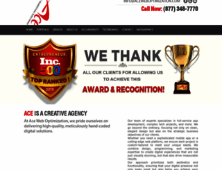 aceweboptimization.com screenshot