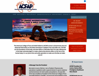 acfap.org screenshot
