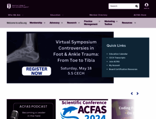 acfas.org screenshot