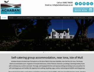 achabanhouse.co.uk screenshot